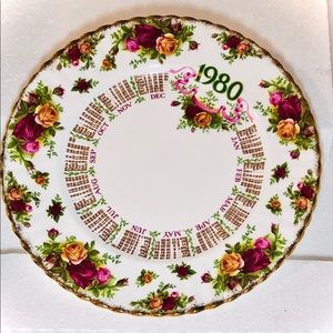RESERVED/First Edition Old Country Roses Plate